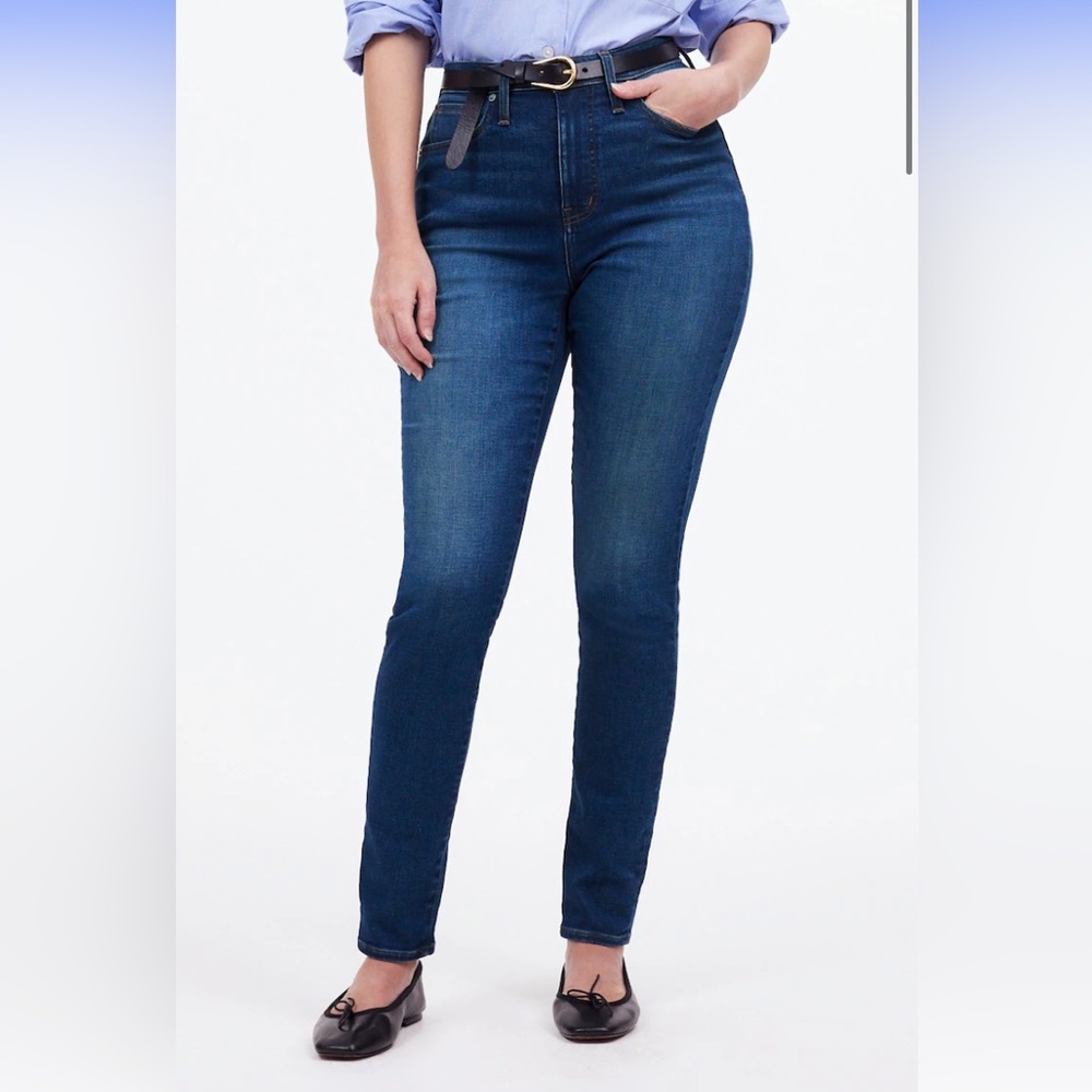 Madewell Curvy high rise skinny jeans